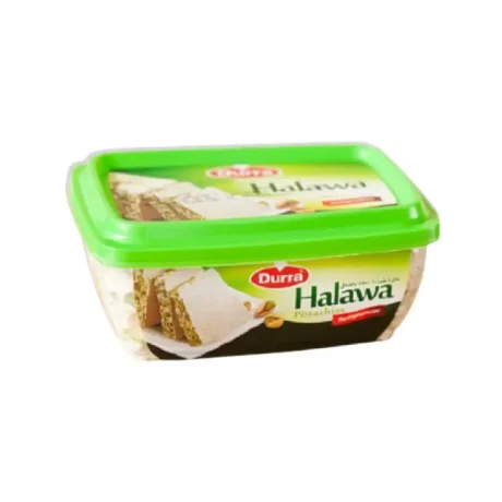 Container of Durra Pistachio Halva 350g.